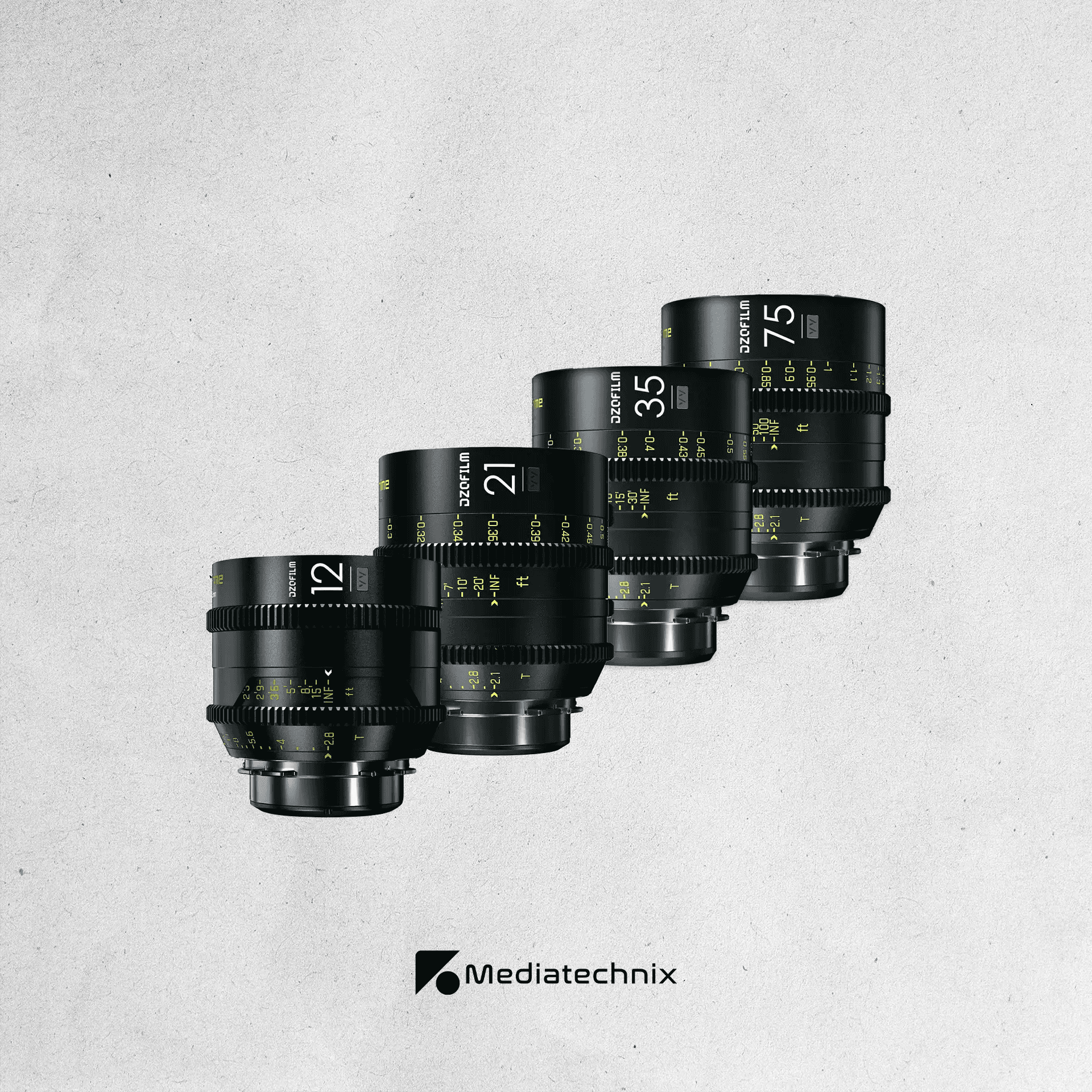 DZOFilm Vespid Prime Set 4er Set (12mm, 21mm, 35mm, 75mm)